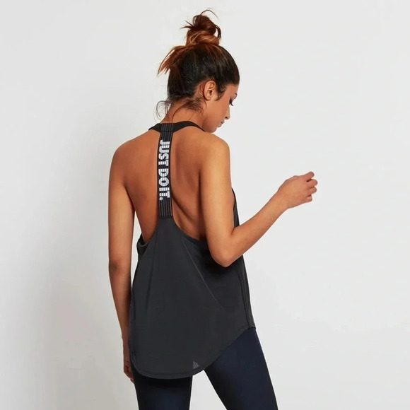 Nike‎ W Tank Elevate Elastika 803557-010 black women’s XS tank top EUC - Picture 1 of 6